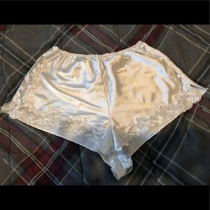 Victoria secret silky pajama lace shorts